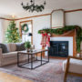 Fresh Faux Greenery and Classic Christmas Decor