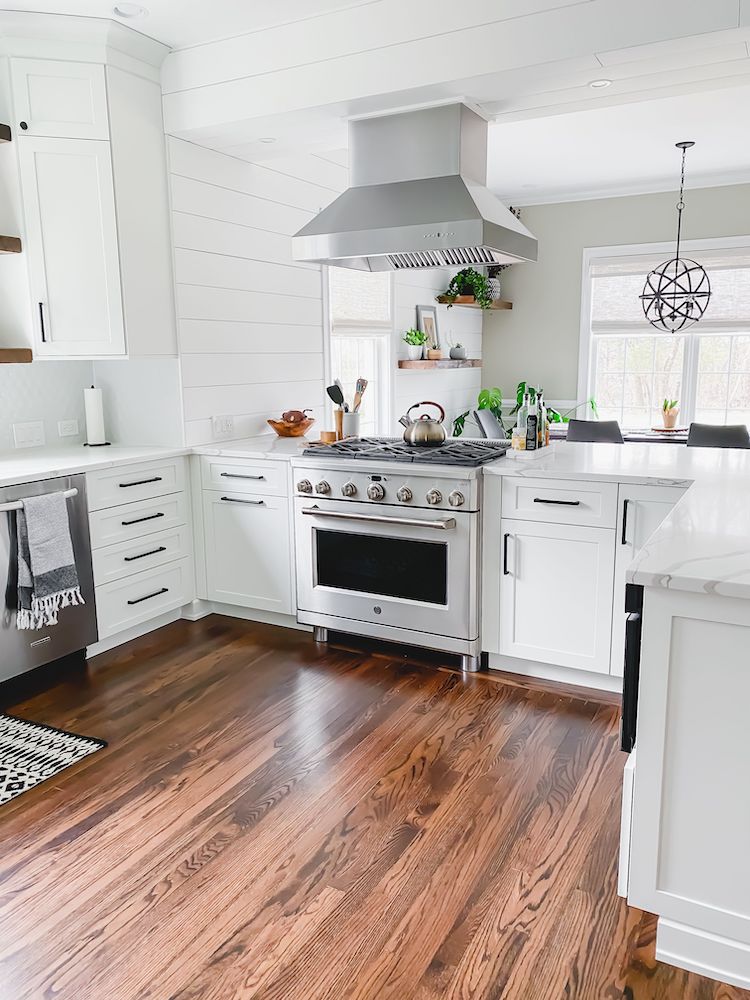 Kitchen Renovation with Drawer Microwave