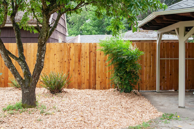 Protecting Our Fence with Olympic Maximum Clear Waterproofing Sealant