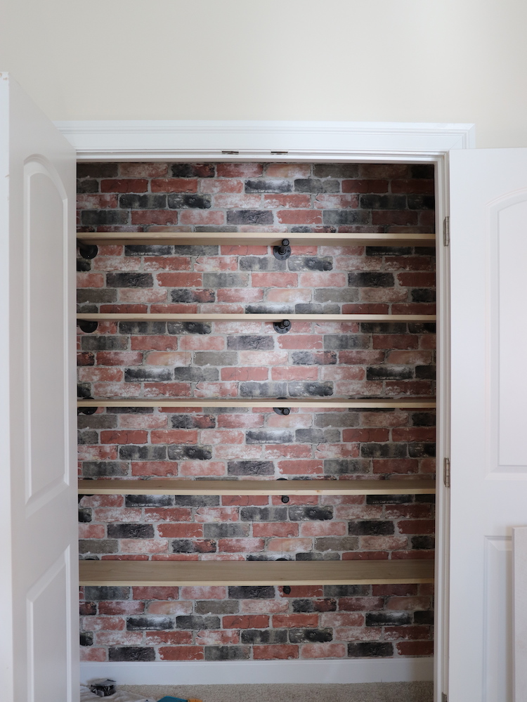 Book Shelf Closet Makeover