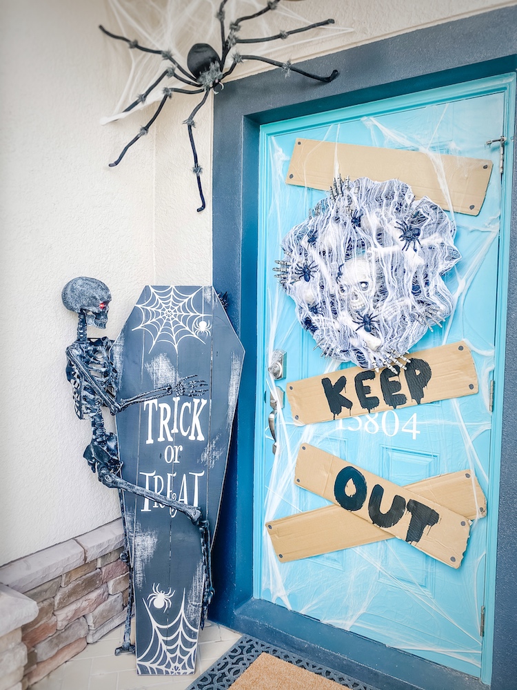 Creating a Spooky Cemetery Front Porch for Halloween