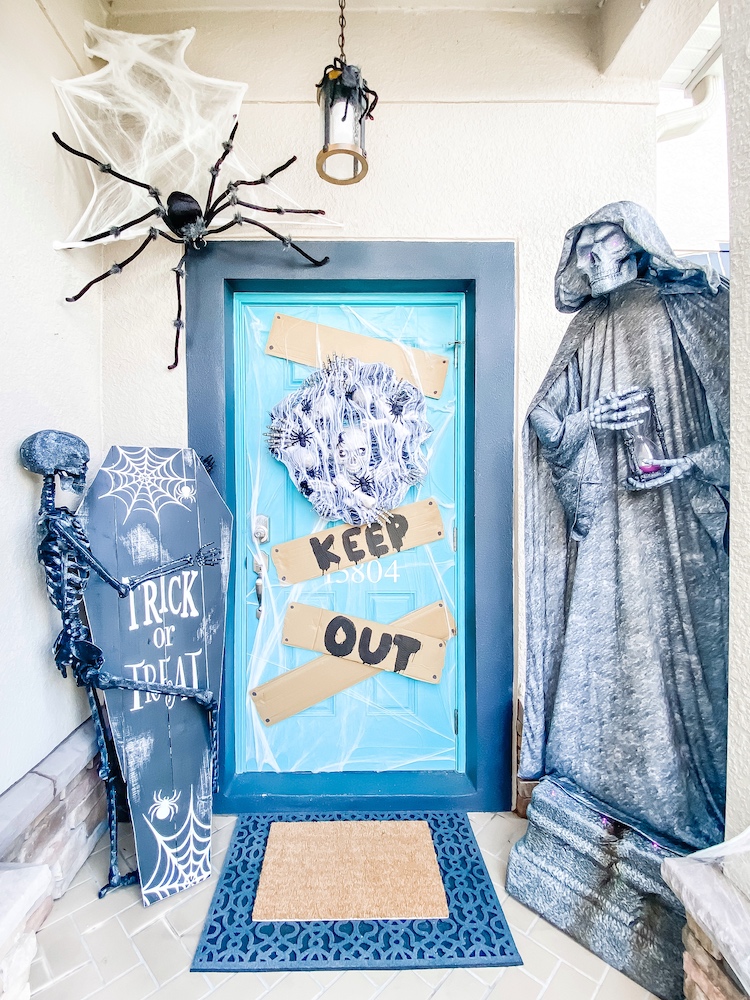 Creating a Spooky Cemetery Front Porch for Halloween