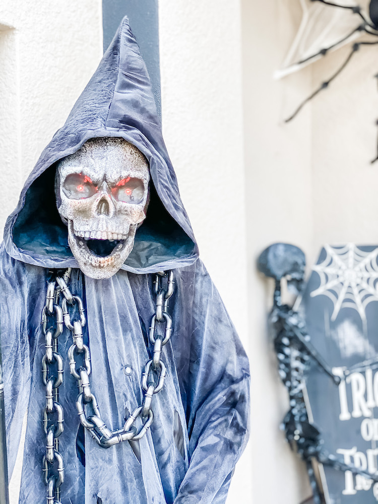 Creating a Spooky Cemetery Front Porch for Halloween