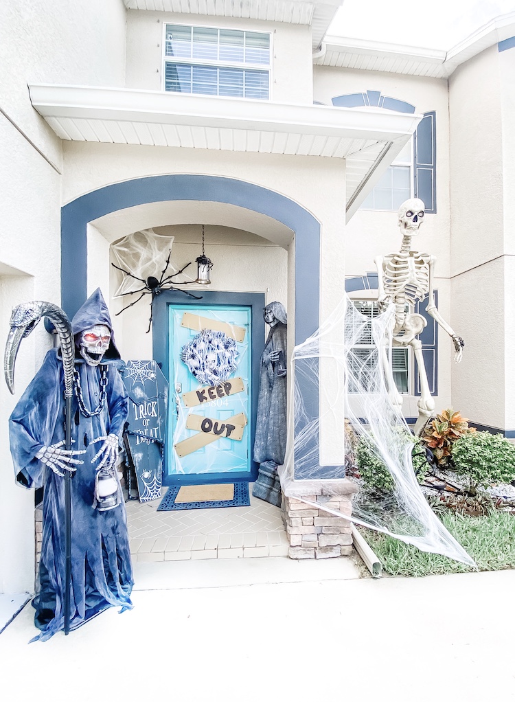 Creating a Spooky Cemetery Front Porch for Halloween