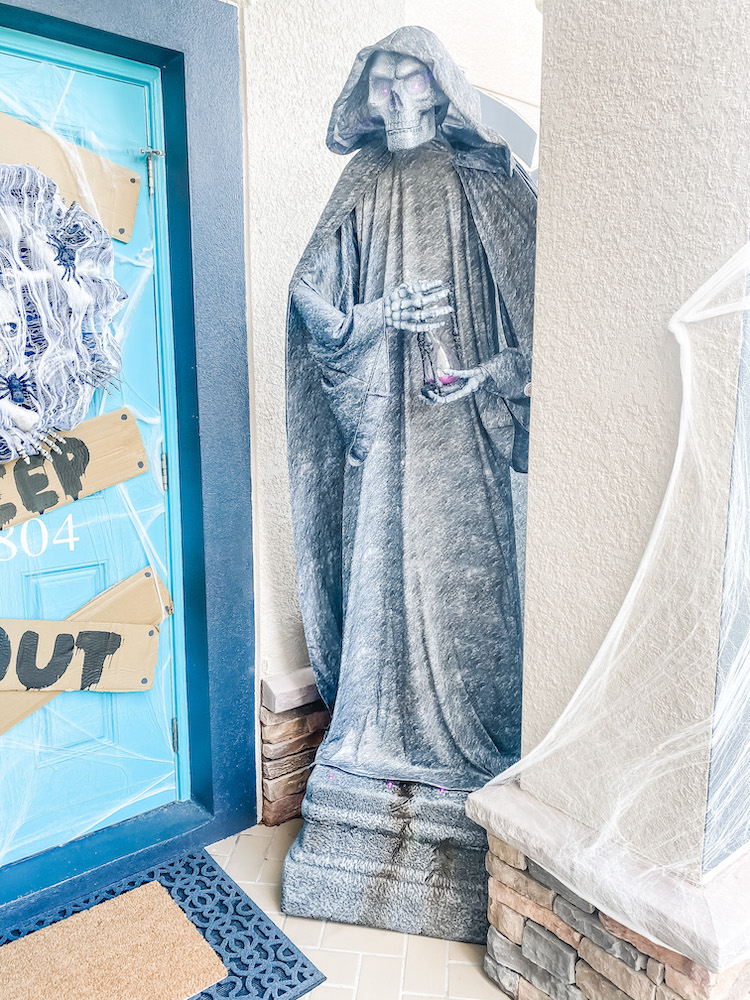 Creating a Spooky Cemetery Front Porch for Halloween